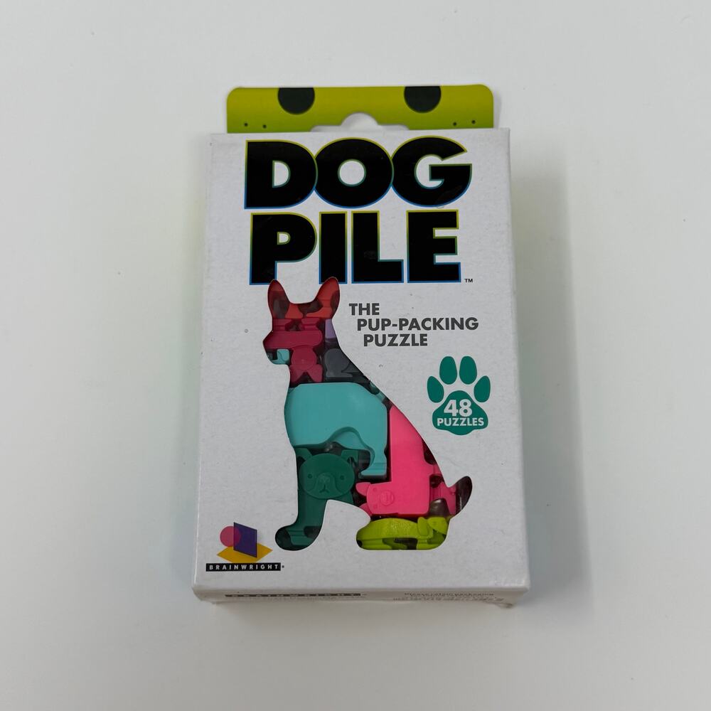 Brainwright Dog Pile Pup Packing Puzzle 48 Challenges